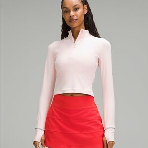 Lululemon It’s Rulu Ribbed Cropped Half Zip